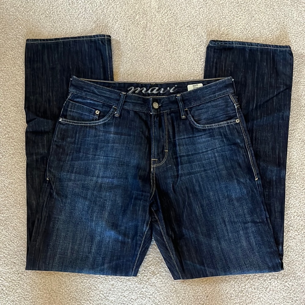 Mavi Matt Mid -Rise Boot Cut Jeans 32x34